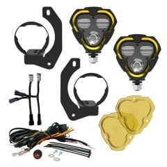 FLEX ERA® 3 Dual Mode SAE Fog LED Light Pods - 2-Light Master Kit - Jeep JK/JL/JT Steel Bumpers